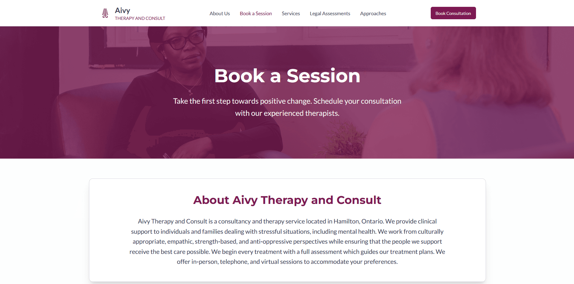 Aivy Therapy deliverable 2